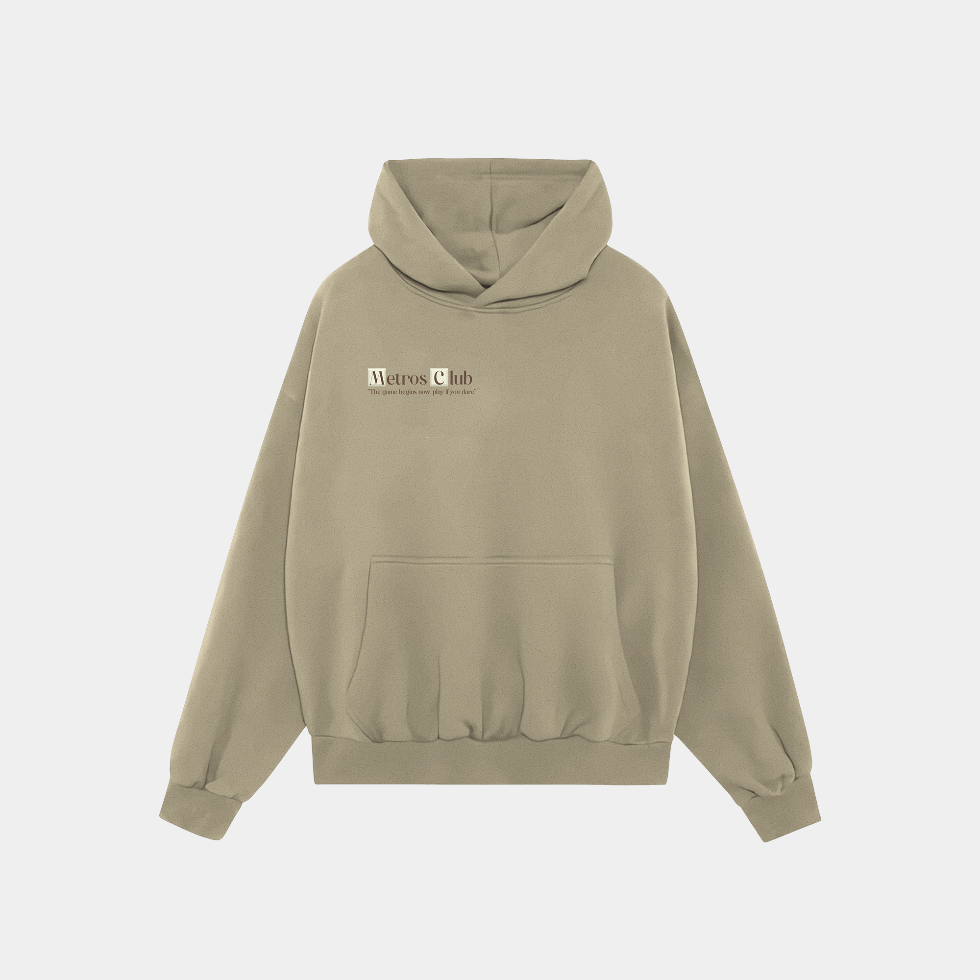VOCAB BEIGE HOODIE - Imagen 2