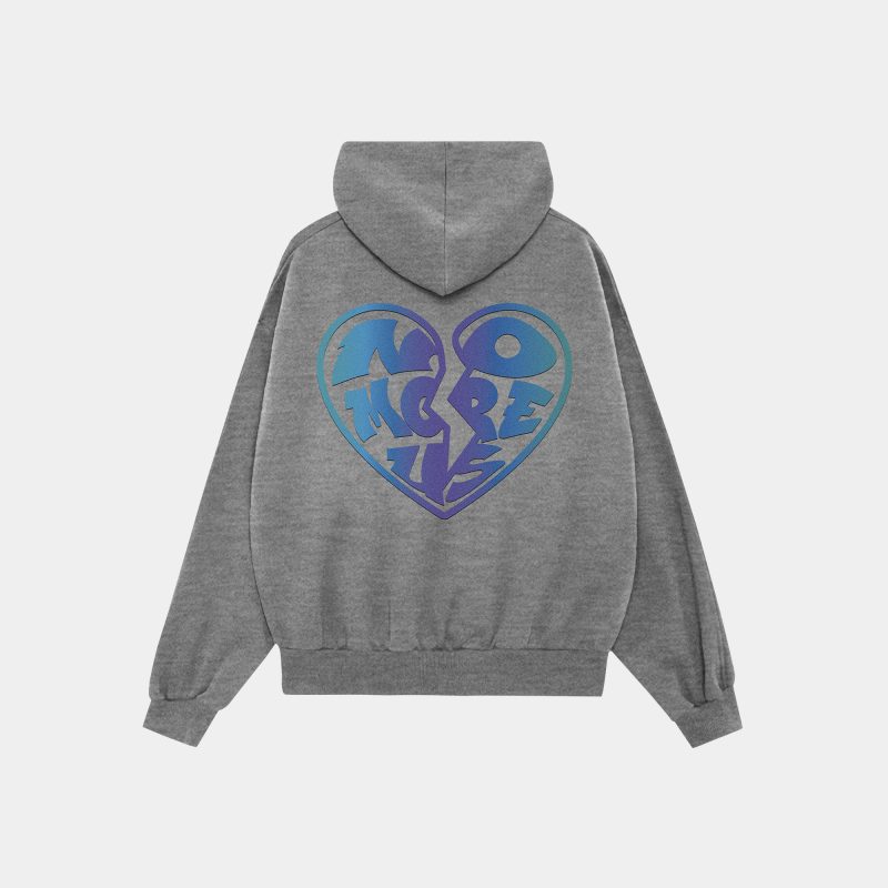 NO MORE US GREY HOODIE