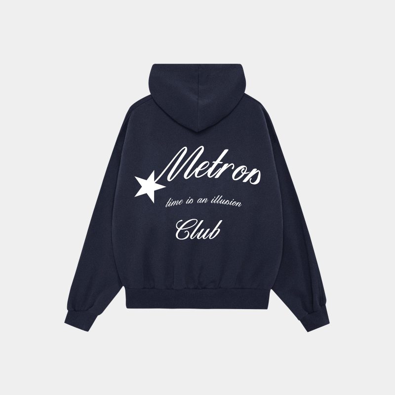 TIMELESS NAVY HOODIE