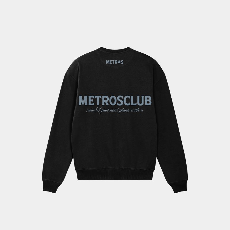 BLISS BLACK CREWNECK