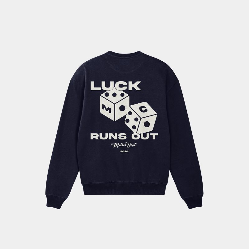 FORTUNE NAVY CREWNECK