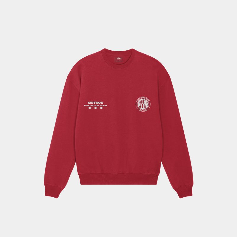 VERTICAL RED CREWNECK