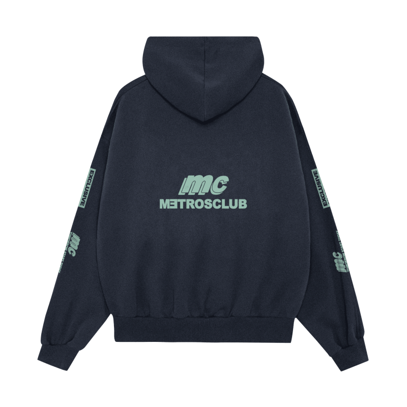 ELITE NAVY-MINT HOODIE