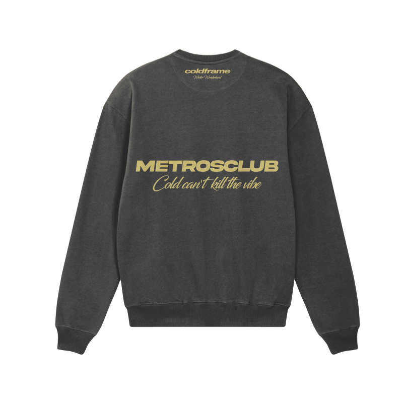 VIBES GREY CREWNECK