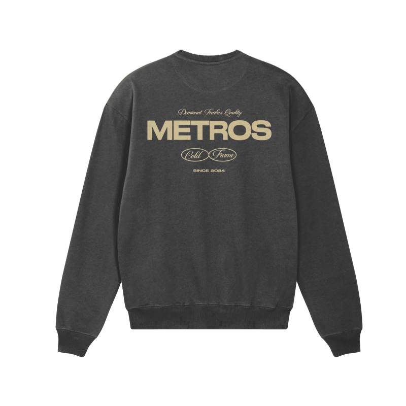 DOMINANT GREY CREWNECK