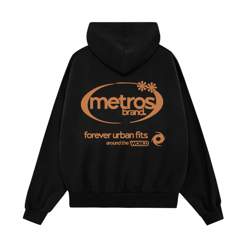 BLOSSOM BLACK HOODIE