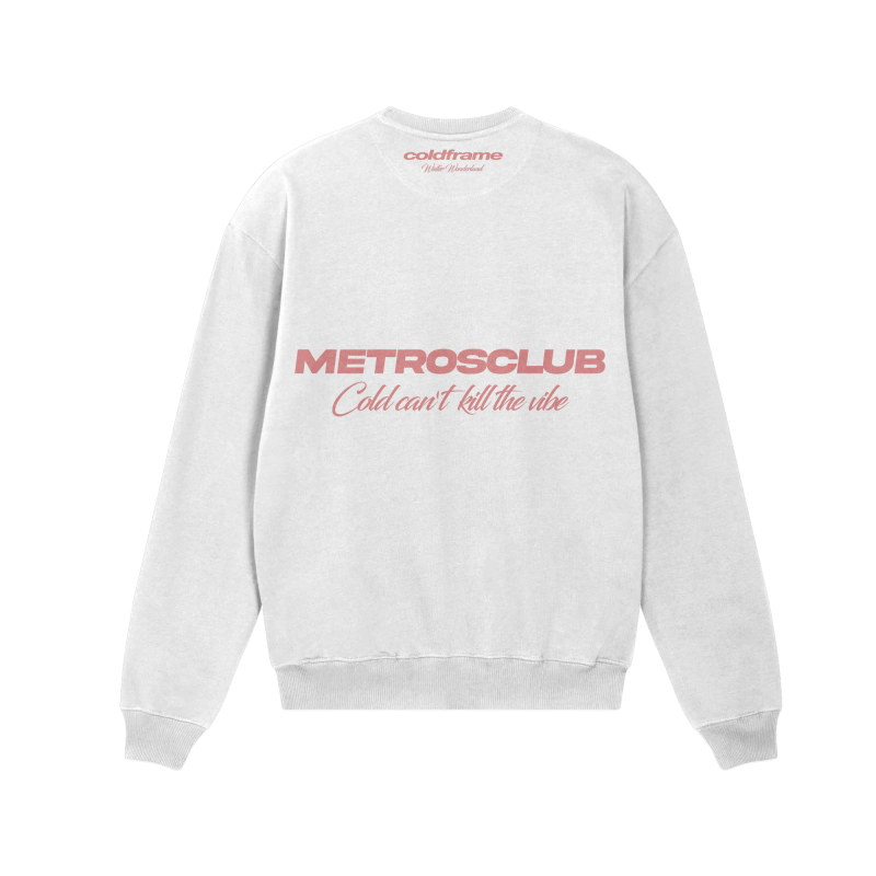 VIBES WHITE CREWNECK