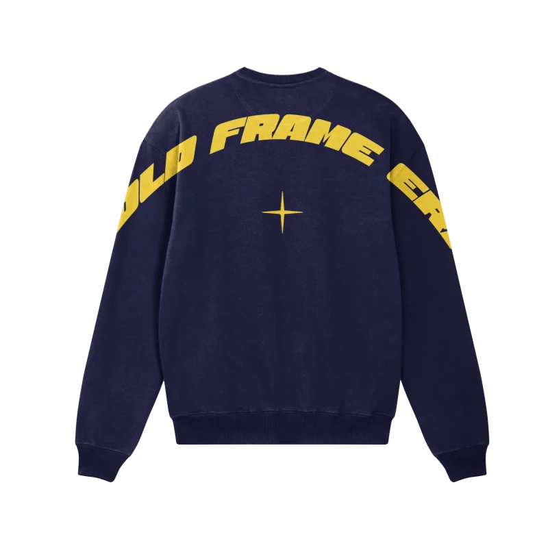 COLD ERA NAVY CREWNECK