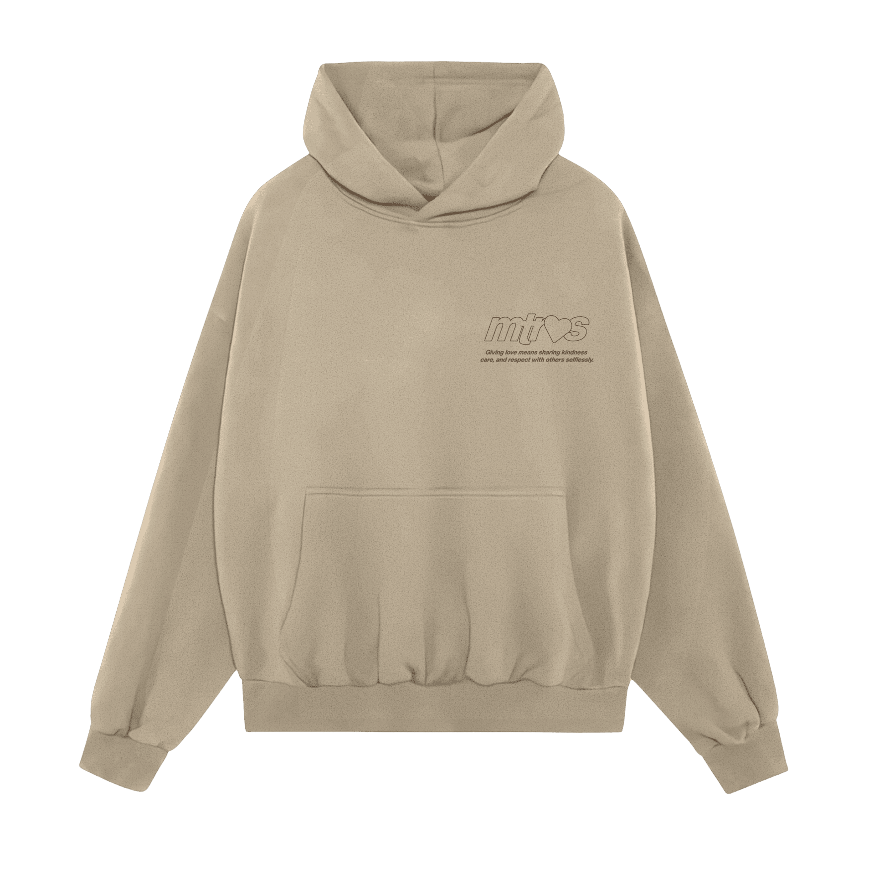 TEMPTATION BEIGE HOODIE - Imagen 2