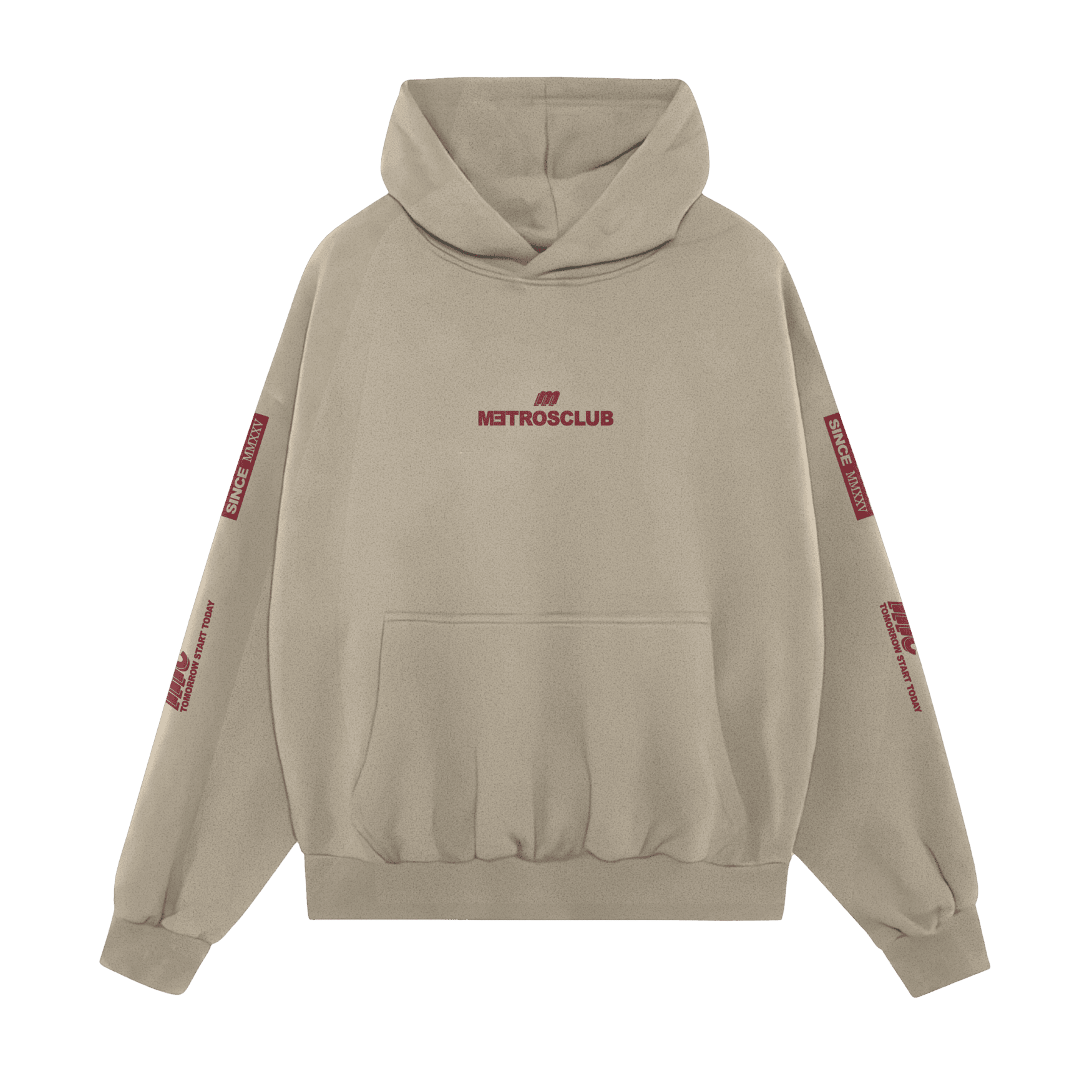ELITE BEIGE HOODIE - Imagen 2