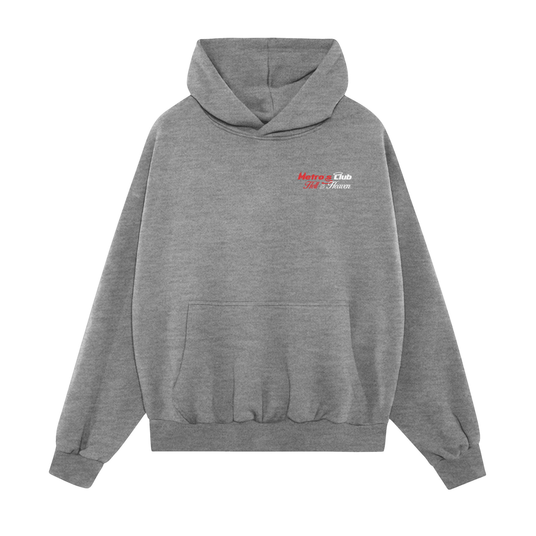 DIVIDE GREY HOODIE - Imagen 2