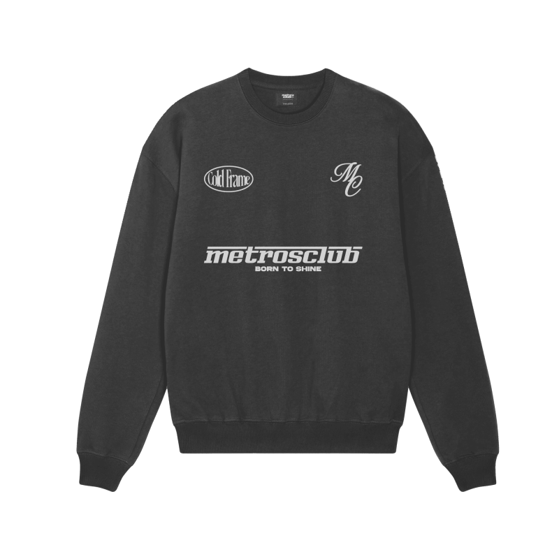 RACING GREY CREWNECK
