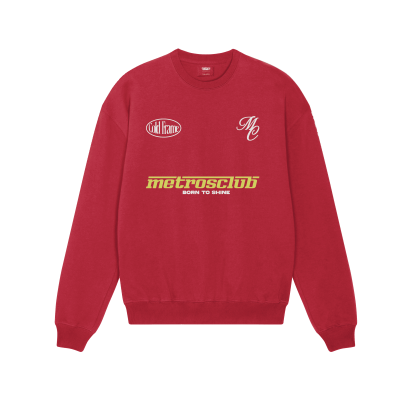 RACING RED CREWNECK