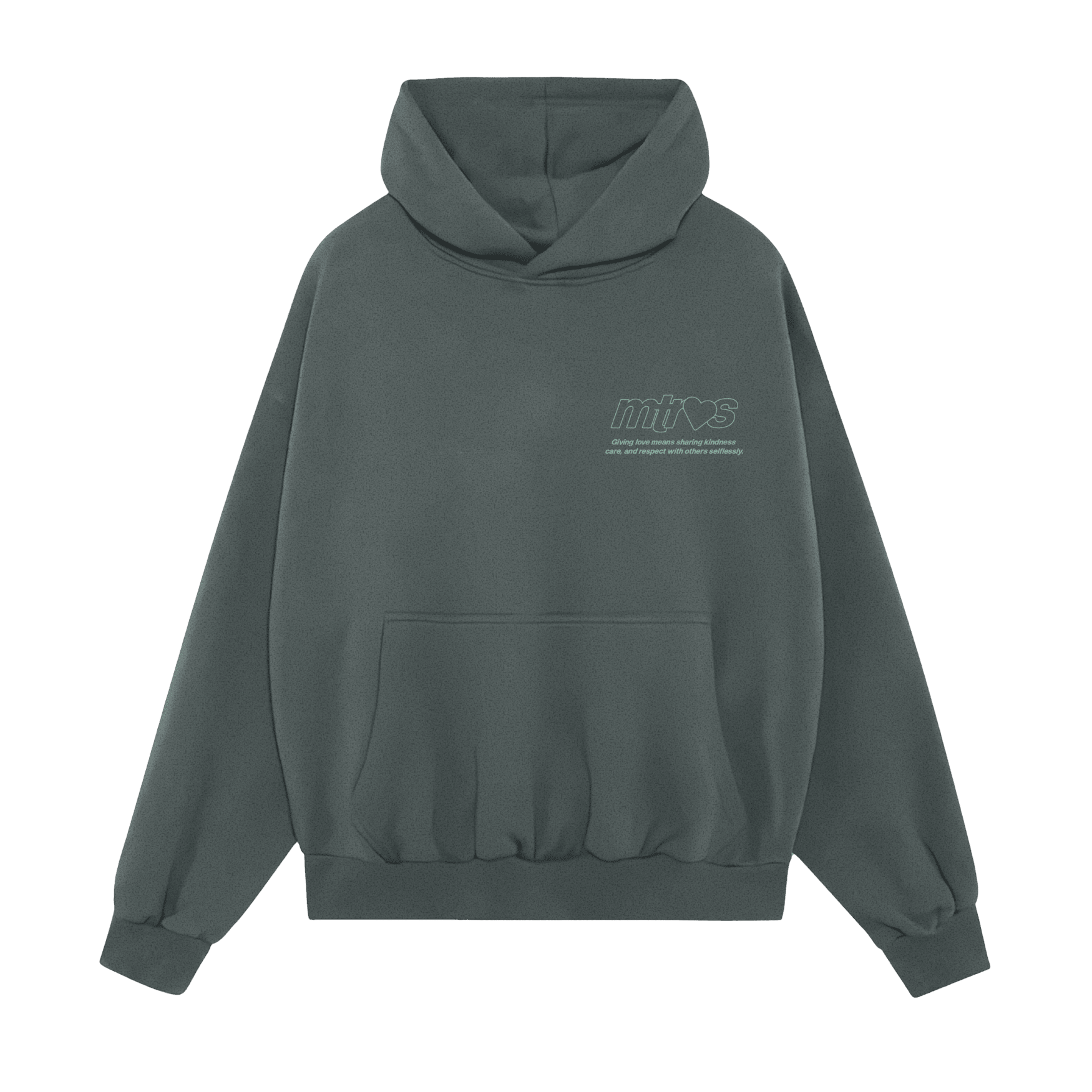 TEMPTATION AQUA HOODIE - Imagen 2