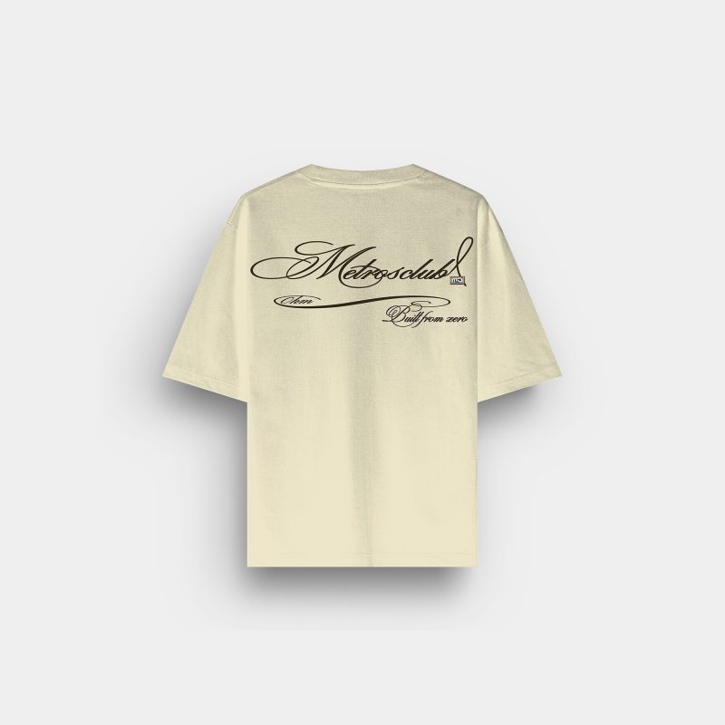 CALIGRAPHY BEIGE TEE