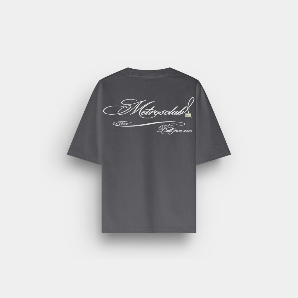 CALIGRAPHY GREY TEE