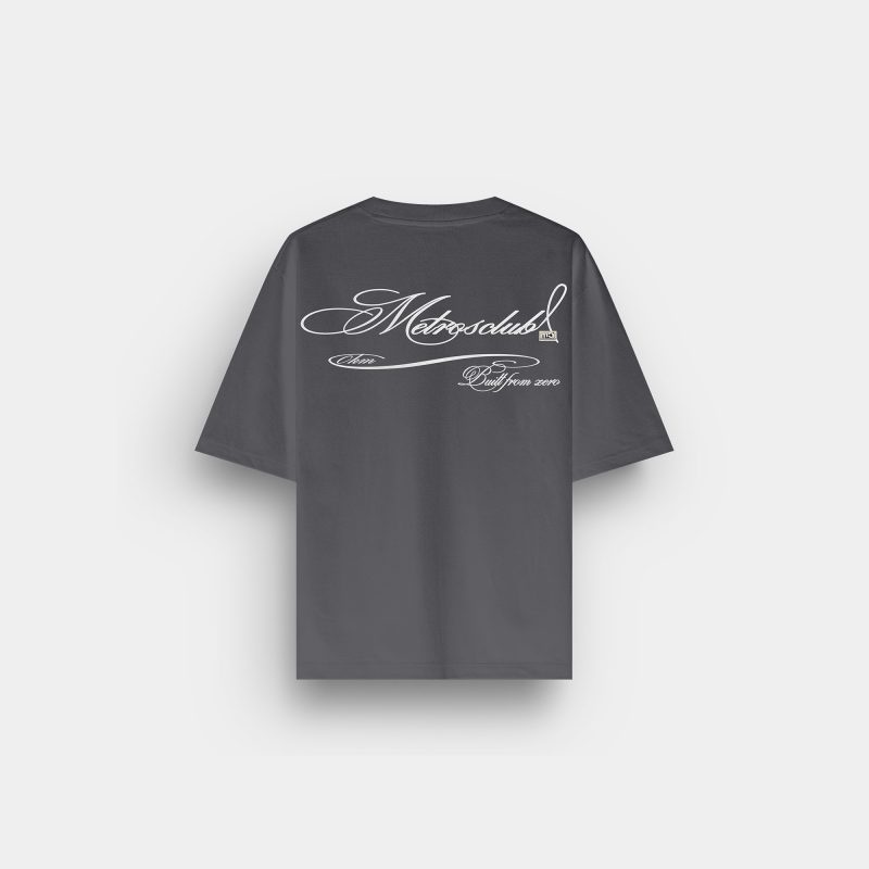 CALIGRAPHY GREY TEE