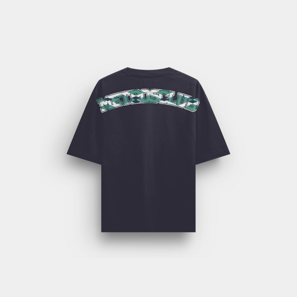 SQUARES TEE NAVY