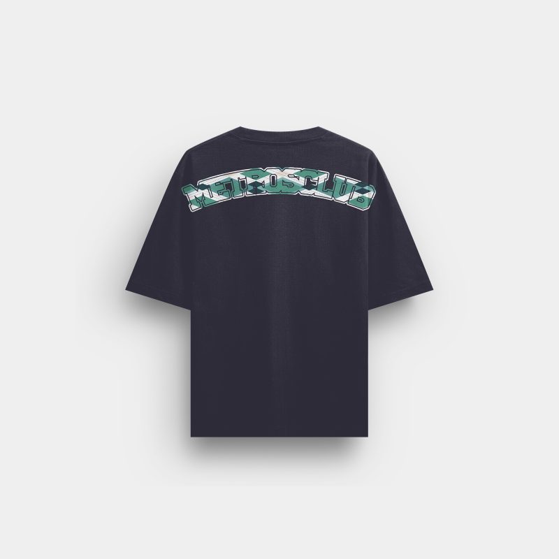 SQUARES TEE NAVY